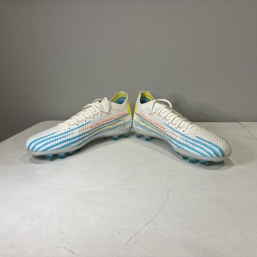 IDA Women's Rise Elite FG/AG Soccer Cleats, Size 8.5- White & Blue - Picture 3 of 5